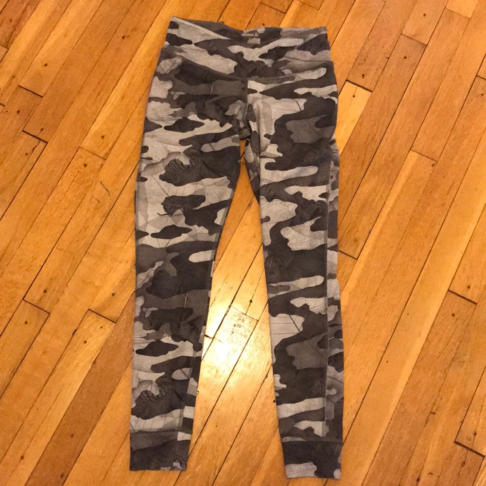 Reebok Grey Camo Leggings